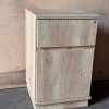 Mesa De Luz Para Sommier, 1 Cajon, 1 Puerta- 38 X 61 X 38