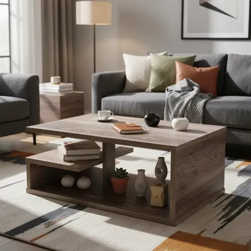 Mesa De Living Centro G . 90 X 60 X 31- Cod. 5332
