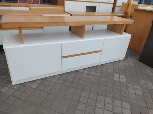 D_727792-MLA72322693070_102023-O.jpg Rack Para Tv Led 2 Puertas, 2 Cajones- 160 X 67 X 40- Otta