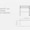 D_728628-MLA44040520565_112020-O.jpg Mesa Para Pc Computacion. 85 X 73 X 45. Cod. 8000