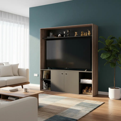 D_729169-MLA93760193759_092025-O.jpg Mesa Rack Home Vision P- Tv 65 2 Puertas Y Estantes- Dvs 05