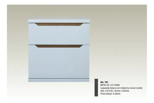 D_731364-MLA43229899545_082020-O.webp Mesa De Luz Laqueada Con 2 Cajones Corred. - Duna- 55-57-38