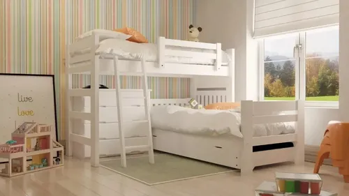 Cama Cucheta Rinconera- Pino Lustrado Cod. 209- Pacifico