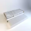 Cama 1 Plaza 0.80 Mts. Con Marinera. Melamina. Dolfin