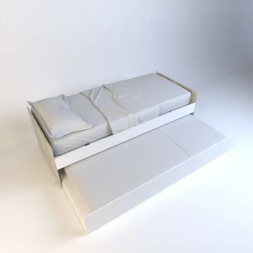 Cama 1 Plaza 0.80 Mts. Con Marinera. Melamina. Dolfin