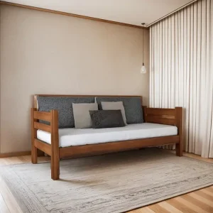 Divan Cama Pino Lustrado Cod. 207- Pacifico