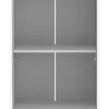 Despensero Cocina Dos Puertas Alacena Organizador 2 Estantes Regulables Blanco Melamina Resistente Multiuso Guardado Hogar Comedor Moderna Fácil Limpieza Kit Antivuelco D060 Dielfe
