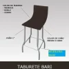 D_734960-MLA47260138432_082021-O.webp Taburete Banqueta Alta- Asiento Y Respaldo De Madera. Bari