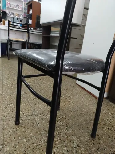 Silla Cocina Comedor Caño 1 Economica- Asiento Tapizado
