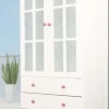 Ropero Placard Infantil 2 Caj. 2 Ptas. Mdf Laqueado- Cod 405