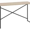 D_737673-MLA95644904434_102025-O.webp Escritorio Para Oficina Y Hogar Melamina Madera 120 Cm Roble Kendal Con Caño Negro Moderno Minimalista Home Office Mesa... Roble Kendal / Negro