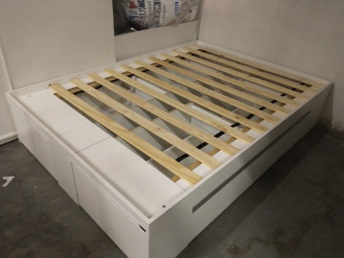 Base Box P- Sommier 140 O 160 X 200- 4 Cajones- 2 Zapateros