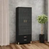 D_739955-MLA83408655629_032025-O.webp Mueble Organizador Cristalero 2 Ptas, 2 Caj 182 X 70 Le 6013