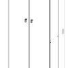 D_740286-MLU75909869464_042024-O.jpg Despensero Cocina Alacena Organizador 2 Puertas 4 Estantes Blanco Melamina Resistente Alto 180 Cm Multiuso Guardado Despensa Hogar Comedor Moderna Fácil Limpieza D062 Dielfe