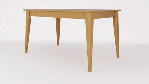 Mesa Cocina Comedor Escandinava. 150 X 90- Pino Lustrado