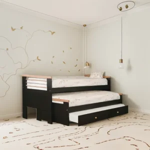 Cama Nido Bicama Lucia Sin Carro-. Mdf Laqueado Cod. 311