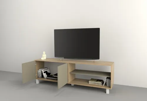 D_743225-MLA45129899517_032021-O.webp Rack Mesa Para Tv Hasta 65 - 2 Puertas- 180-52-36 Cod. 4100