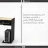 Mesa Escritorio Para Pc- Notebooks Melamina 18 Mm Cod 830