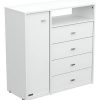 Cómoda Milenial Cajonera Chifonier Mosconi Blanco 56804 Color 56804 - Blanco