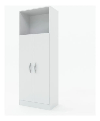 D_744923-MLA99987366995_112025-O.jpg Mueble Despensero Organizador Multiuso 2 Puertas Estantes Color Blanco