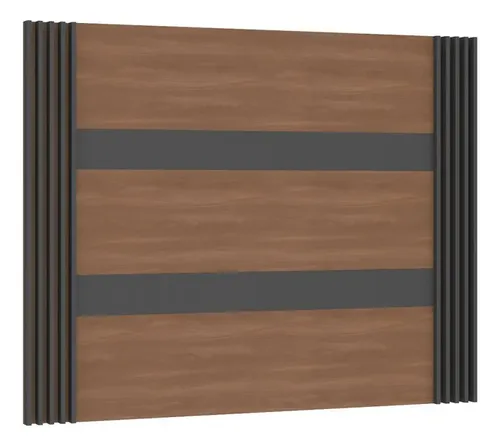 D_744931-MLA80965096031_112024-O.webp Panel Fellicci P750-mn/gf Para Tv De Hasta 60 Pulgadas, Color Marrón Oscuro