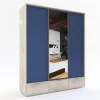 D_745125-MLA51303028016_082022-O.webp Ropero 3 Puertas, 2 Cajones Internos- 180 X 218 X 58- Duo 03