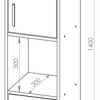 D_745986-MLA80198969769_102024-O.jpg Organizador Alto De Baño Para Colgar. Dos Puertas Dze 05