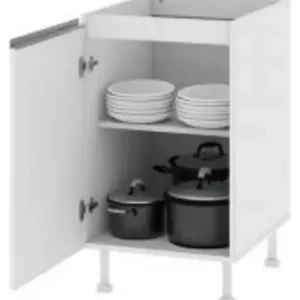 Modulo Complemento Bajo Mesada 1 Puerta. 50 X 85 X 60. Alumn