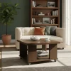 Mesa Ratona De Centro Living. Melamina. Cuadrada. Cod. 3008