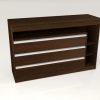 Comoda Cajonera Piacenza 3 Cajones- Aluminio 120- 90- 45
