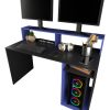 Escritorio Gamer Dual 129 X 60 Cod. 3088 Tables