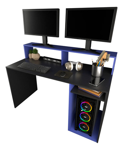 Escritorio Gamer Dual 129 X 60 Cod. 3088 Tables
