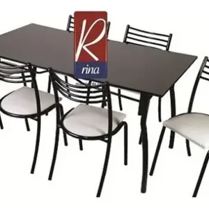 D_748544-MLA31588426534_072019-O.webp Oferta. Combo Marzo Mesa Melamina 140 + 6 Sillas Perlinas