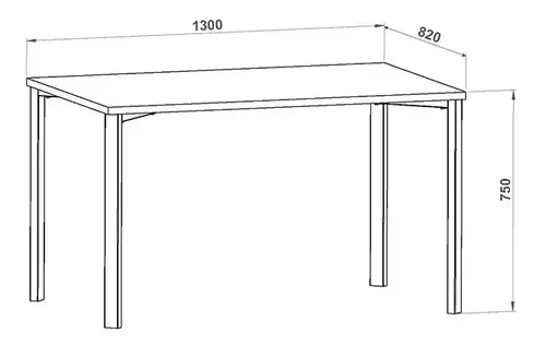 D_748722-MLA49523699741_032022-O.webp Mesa Cocina Comedor Milano 129 X 82. Ml 129