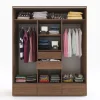 D_749487-MLA51303028017_082022-O.webp Ropero 3 Puertas, 2 Cajones Internos- 180 X 218 X 58- Duo 03