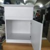 Mesa De Luz Para Sommier- Mdf Laqueado Prisma 70 X 50 X 38