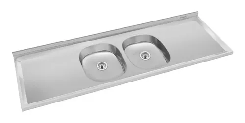 D_750145-MLA54745909408_032023-O.webp Bajo Mesada + Alacena + Mesada Acero Inox. 1.40 X 50- Dl 604