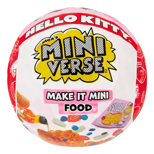MGA Entertainment Miniverse Make It Mini Food Hello Kitty Muñecas Sanrio Hello Kitty
