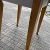 Mesa Cocina Comedor Redonda Norway 0.90 Mts. Pino Lustrado