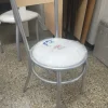 Sillas De Caño Reforzado. Vienes Con Respaldo De Madera.