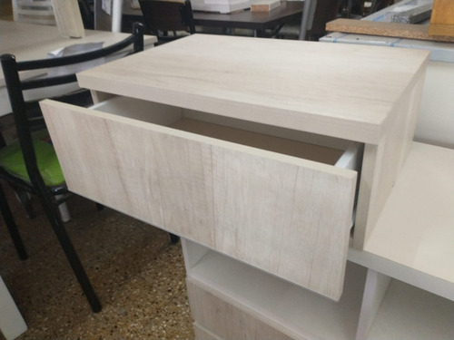 2 Mesas De Luz Flotante- Notte- 1 Cajon- 52 X 35 X 20