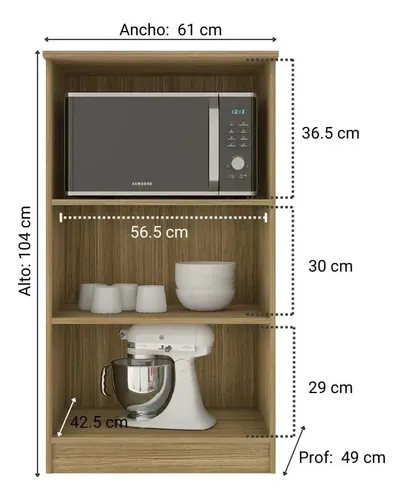 D_753417-MLA90769893731_082025-O.webp Mueble Multiuso Organizador P- Microondas Orion- 2 Puertas
