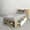 D_753807-MLA45130879838_032021-O.webp Base Box Para Sommier 1 Plaza- 4 Cajones- Estantes- Cod 6440
