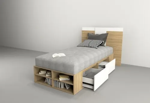 D_753807-MLA45130879838_032021-O.webp Base Box Para Sommier 1 Plaza- 4 Cajones- Estantes- Cod 6440