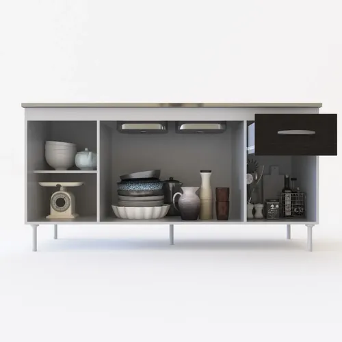 D_754380-MLA52147828036_102022-O.webp Bajo Mesada 4 Puertas, 1 Cajon 1.60 X 0.82 X 0.48 - Dl 606