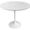 D_754524-MLA86843035665_062025-O.jpg Mesa De Comedor Redonda Tulipa, Saarinen, Cubierta De 90 Cm, Color Blanco