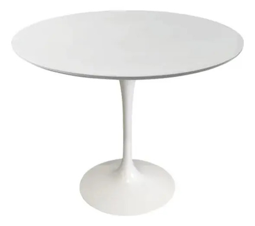 D_754524-MLA86843035665_062025-O.jpg Mesa De Comedor Redonda Tulipa, Saarinen, Cubierta De 90 Cm, Color Blanco
