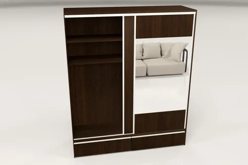 Ropero Placard Ragazzo 180 X 215 X 60- 1 Puerta Con Espejo
