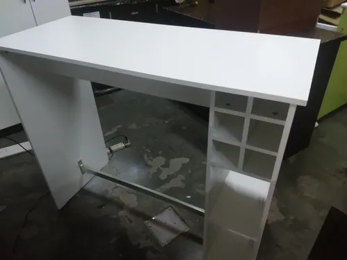 Barra Cocina Desayunador. Melamina. 120 X 102 X 50 Cod. 360