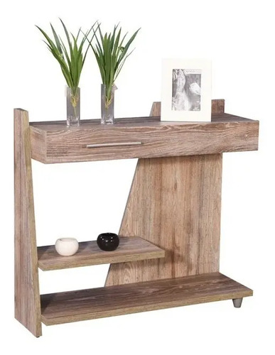Mesa De Arrime, Apoyo Tatto Con Estante Y Cajon. Cod. 5751